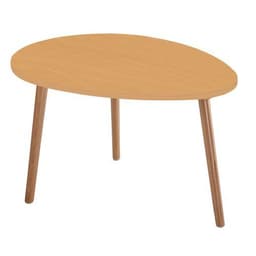 Table basse Tapioca 75 x 50 cm plateau coloris Hêtre - Image principale