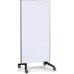Tableau en verre mobile 90x175cm blanc Verre de sécurité - Image principale