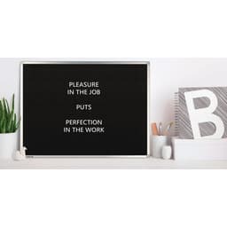 PREMIUM tableau rainuré 80x60cm Caoutchouc noir - Image principale
