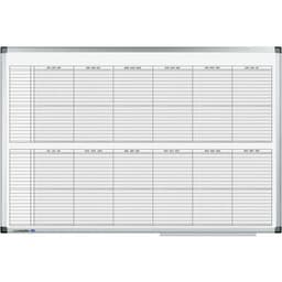 PREMIUM planning annuel 60x90cm Acier laqué - Image principale