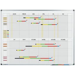 PREMIUM planning annuel 6 mois 90x120cm Acier laqué - Image 3
