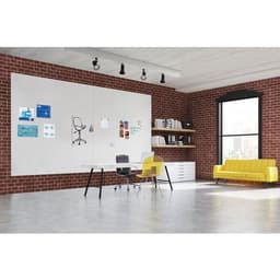 WALL-UP tableau blanc 119,5x200cm Émail blanc - Image 3