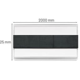 Lot de 10 porte-étiquettes magnet 25x2000mm - MANUTAN - Image 4