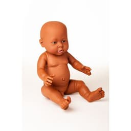 Bébé africain garçon 40 cm sans cheveux - Image principale