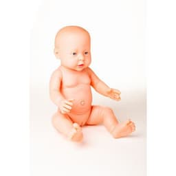 Bébé européen fille 40 cm sans cheveux - Image principale