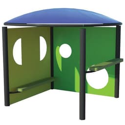 Maisonnette enfant toile - bleu - Image 2
