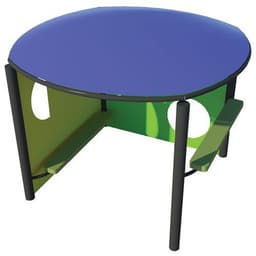 Maisonnette enfant toile - bleu - Image 3