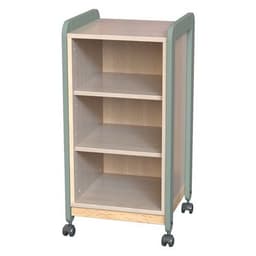 Meuble Lili 1 colonne 3 niches avec roulettes hauteur 98 cm kaki - Image principale