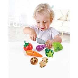 Ensemble légumes du jardin et couteau - Image 3