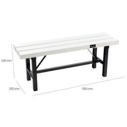 Banc pvc blanc - À monter - Manutan Expert - Image 4