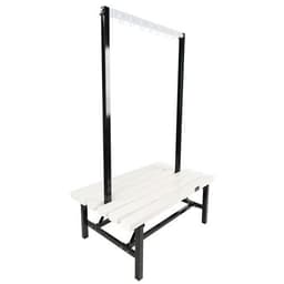 Banc double patère PVC blanc - À monter - Manutan - Image 5