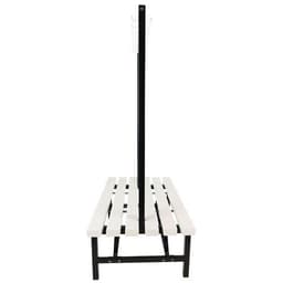 Banc double patère PVC blanc - À monter - Manutan - Image 8