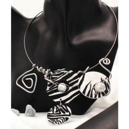 Collier fil mémoire acier, 5 tours - Image 3