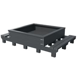 Table de plantation Nino 240 x 152 cm + bac - gris - Image principale