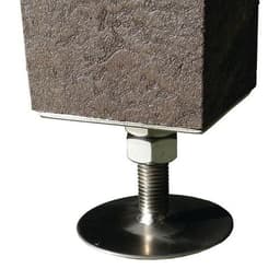 Pied réglable inox pour jardinière Avenue et Versailles - Image principale