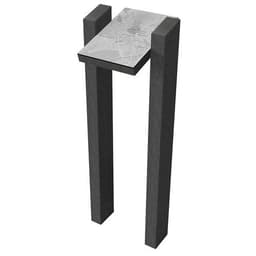 Table d'information 2 pieds hauteur 120 cm - gris - Image principale