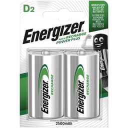 Piles rechargeables lot de 2 D (LR20) - Image principale