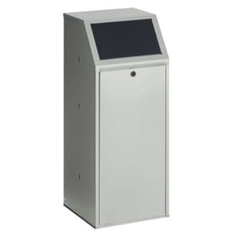 Poubelle de tri sélectif en acier - anthracite 70L - Image principale