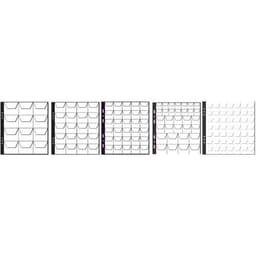 Lot de 30 Pochettes pour collection de pièces de monnaie,30 com- - Image principale