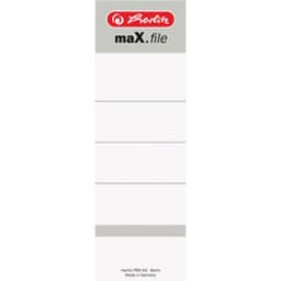Lot de 12 Etiquettes de dos pour classeur maX.file - Image principale