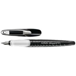 Lot de 6 Stylo plume my.pen, plume: M, noir / blanc - Image principale