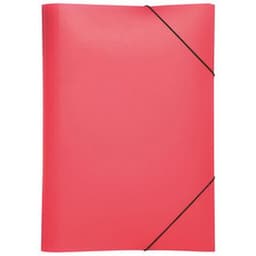 Lot de 6 Chemise à élastique 3 rabats "Trend Colours", A4, rouge - Image principale