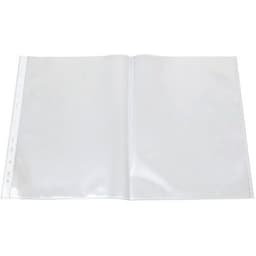 Lot de 120 Pochette perforée, A3 transversal, film PP, grainé - Image principale