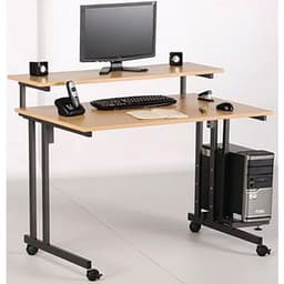 Support UC pour poste informatique Mira coloris anthracite - Image 2