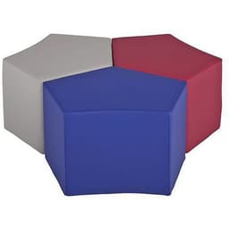 Lot de 3 poufs Arpège coloris panachés - Manutan Expert - Image 2