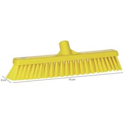 Balai - Fibre Dure/Souple - 410 mm Jaune - Image 2
