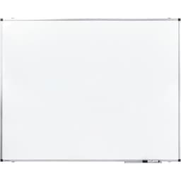 PREMIUM tableau blanc 120x150cm Acier laqué blanc - Image principale