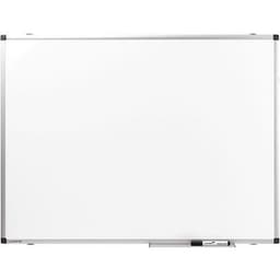 PREMIUM tableau blanc 75x100cm Acier laqué blanc - Image principale