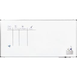 PREMIUM tableau blanc 100x200cm Acier laqué blanc - Image 4
