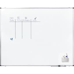 PREMIUM tableau blanc 120x150cm Acier laqué blanc - Image 4