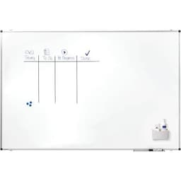 PREMIUM tableau blanc 120x180cm Acier laqué blanc - Image 4