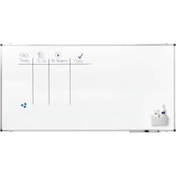 PREMIUM tableau blanc 90x180cm Acier laqué blanc - Image 3