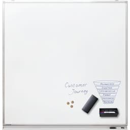 PROFESSIONAL tableau blanc 120x120cm Émail blanc - Image 2