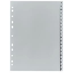 Lot de 12 Intercalaires en plastique, A-Z, A4 mi-hauteur - Image principale