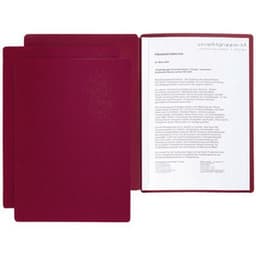 Lot de 6 Chemise de présentation / candidature "Star", A4,rouge - Image principale