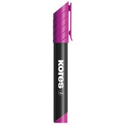 Lot de 12 Marqueur permanent "K MARKER", pointe biseautée, rose - Image principale