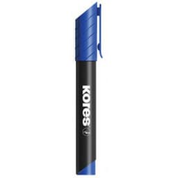 Lot de 12 Marqueur permanent "K MARKER", pointe biseautée, bleu - Image principale