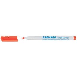 Lot de 12 Marqueur FineMarker, largeur de tracé: 1-2 mm, rouge - Image principale