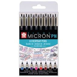 Feutre fineliner Pigma Micron PN, kit de 8 - Image principale