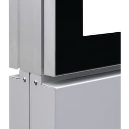 Vitrine verrouillable Led pour 2 menu A4 2 serrures - Image 3
