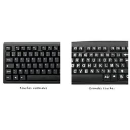 Clavier confort visuel écriture blanche touches noires - Geemarc - Image 3