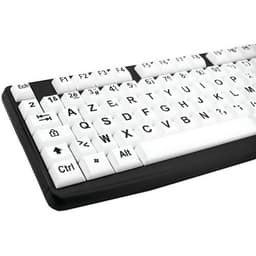 Clavier confort visuel écriture noire touches blanches  - Geemarc - Image 3