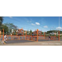 Espace multisports Pitch'One R9XL à 9 aires - 32 x 29,80 m - peint - Image 13