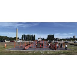 Espace multisports Pitch'One R9XL à 9 aires - 32 x 29,80 m - peint - Image 6