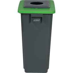 Poubelle de tri verte et grise - Verre - 60 L - Image 2