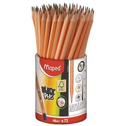 Crayon noir HB black Peps Maped (Pot de 72) - Image principale